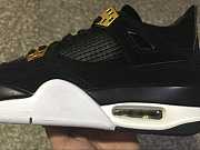 AIR JORDAN 4 Black Gold Buckle 408452-032 - 5