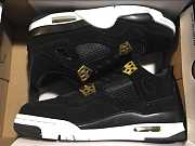 AIR JORDAN 4 Black Gold Buckle 408452-032 - 4