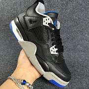 Air Jordan 4 Black Game Royal 408452-006 - 5