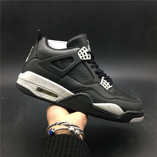 Air Jordan4 Black Grey Dot 314254-003 - 1