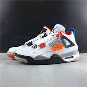 Air Jordan 4 White Gray Blue Red CL1184-146 - 1