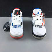 Air Jordan 4 White Gray Blue Red CL1184-146 - 5