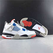 Air Jordan 4 White Gray Blue Red CL1184-146 - 3