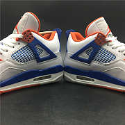 Air Jordan 4 Retro White Blue and Orange 308497-171 - 2