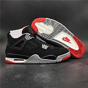 AIR JORDAN BRED 4 Black Grey Red Tiger 308497-089 - 1