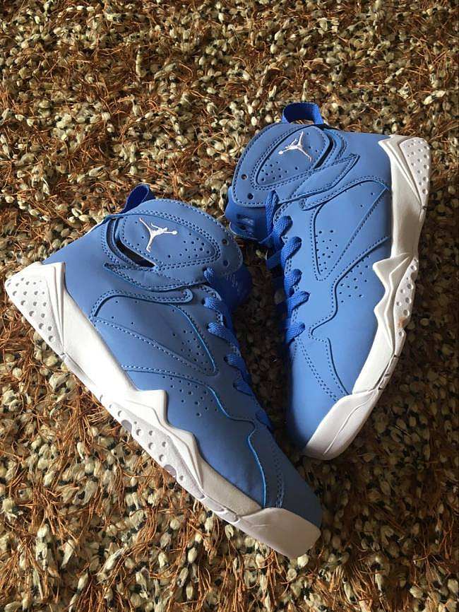 Air Jordan 7 White Card Blue - 1