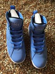 Air Jordan 7 White Card Blue - 4