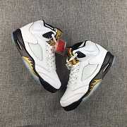 Air Jordan 5 gold medal platinum - 1