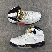 Air Jordan 5 gold medal platinum - 6