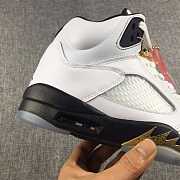 Air Jordan 5 gold medal platinum - 5