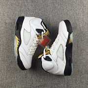 Air Jordan 5 gold medal platinum - 2