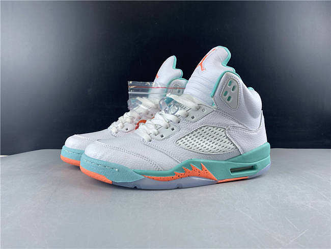 Air Jordan 5 GS Light Aqua 440892-100 - 1