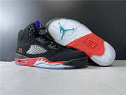 Air Jordan 5 Top 3 black red purple CZ1786-001 - 3