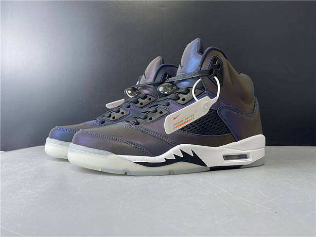 Air Jordan 5 WMNS Oil Grey chameleon CD2722-001 - 1