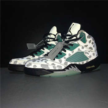 Air Jordan Retro 5 IslandGreen Snow CN2932-100