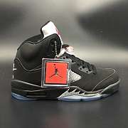 Air Jordan 5 black silver high top 845035-003 - 1