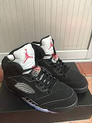 Air Jordan 5 black silver high top 845035-003 - 2