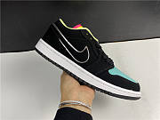 Air Jordan 1 Low Black Aurora Green Laser Orange CK3022-013 - 5