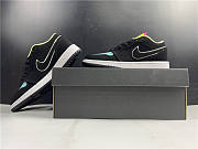 Air Jordan 1 Low Black Aurora Green Laser Orange CK3022-013 - 2