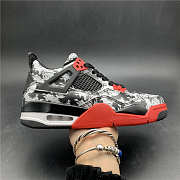 Air Jordan 4th Singles Day White Black Red B00897-006 - 1