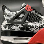 Air Jordan 4th Singles Day White Black Red B00897-006 - 3