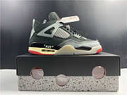 OFF-WHITE x Air Jordan 4 Bred CV9388-001 - 5