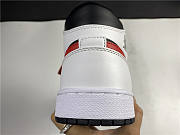 Air Jordan 1 Mid Black White Red 554724-075  - 5