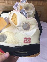 Air Jordan 5 Retro OFF-WHITE Sail DH8565-100 - 3