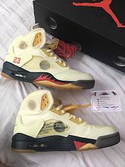 Air Jordan 5 Retro OFF-WHITE Sail DH8565-100 - 2