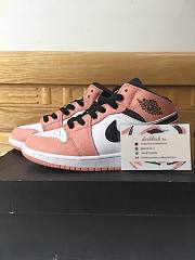 Air Jordan 1 Mid Pink Quartz (GS) 555112-603 - 5