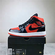 Air Jordan 1 Mid Hot Punch Black BQ6472-600 - 2