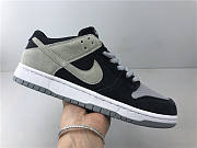 Nike Sb Zoom Dunk Low Pro Black/Wolf Grey-White-White 854866-001 - 1