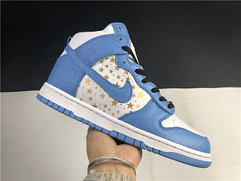 Nike Dunk High Pro SB Supreme Blue Stars 307385-141