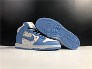 Nike Dunk High Pro SB Supreme Blue Stars 307385-141 - 2