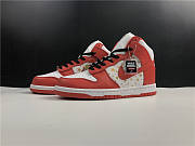 Nike Dunk High Pro SB Supreme Red Stars 307385-161 - 2