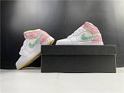 Air Jordan 1 Mid Paint Drip (GS) DD1666-100 - 4