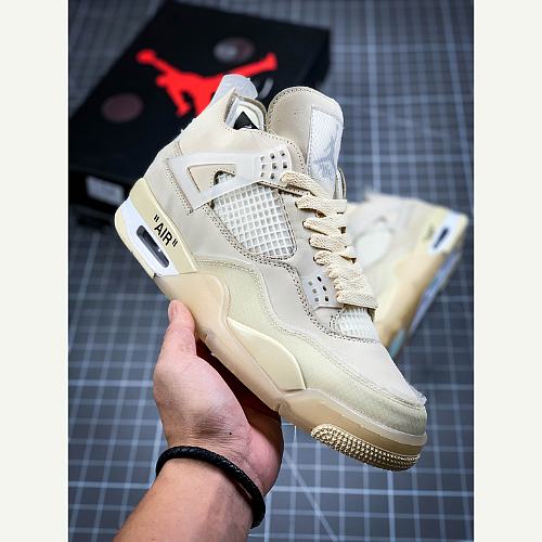 Jordan 4 Retro Off-White Sail (Women's) CV9388-100 - 1