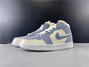 Air Jordan 1 Mid Mixed Textures Blue DA4666-100 - 5