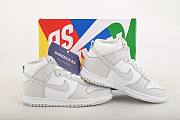 Nike Dunk High Retro White Vast Grey (2021) DD1399-100 - 6