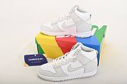 Nike Dunk High Retro White Vast Grey (2021) DD1399-100 - 5