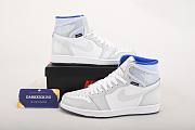 Air Jordan 1 Retro High Zoom White Racer Blue - CK6637-104 - 4