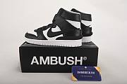 Nike Dunk High Ambush Black White CU7544-001 - 4