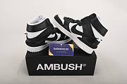 Nike Dunk High Ambush Black White CU7544-001 - 2