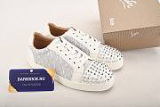 White Louis Junior Spikes Sneakers - 1