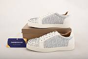 White Louis Junior Spikes Sneakers - 4