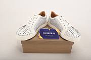 White Louis Junior Spikes Sneakers - 5