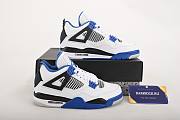 AIR JORDAN 4 White Black Sapphire Blue 308497-117 - 2