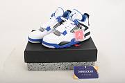 AIR JORDAN 4 White Black Sapphire Blue 308497-117 - 5