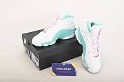 Air Jordan 13 Retro White Soar Green Pink (GS) 439358-100 - 6