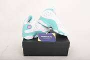 Air Jordan 13 Retro White Soar Green Pink (GS) 439358-100 - 3